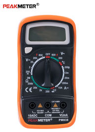 Detecção atual da temperatura da resistência da C.C. da tensão Handheld manual do multímetro digital da escala