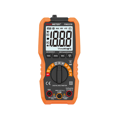 Função de valor MAX Multiméter digital de alcance automático 600V Voltmeter 20MOhm medição de resistência medidor elétrico
