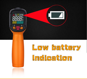 Temperatura de funcionamento infravermelha Handheld de alta temperatura da arma do termômetro - 50 ~ 300 graus