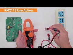 Multiméter digital de alcance automático portátil Smart AC / DC Clamp Meter com detecção NCV