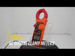 True RMS AC Digital Clamp Tester, Multimeter Clamp Digital Frequência e Resistência Tester