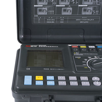 Teste de resistência à terra portátil Grande capacidade de memória Dados rápidos Ideal para engenheiros de campo e técnicos elétricos