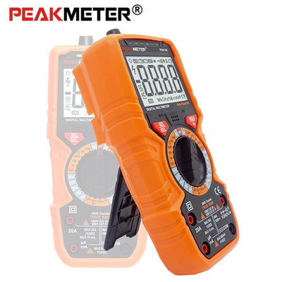 T-RMS Multiméter digital portátil, de design durável, de alta precisão, compressor de alcance de medição amplo