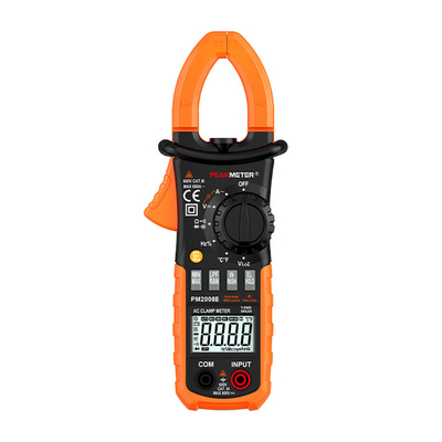 AC Digital CLamp Meter Com Amperiômetro, Voltômetro, Ohmômetro E Medição de Corrente de Backlight