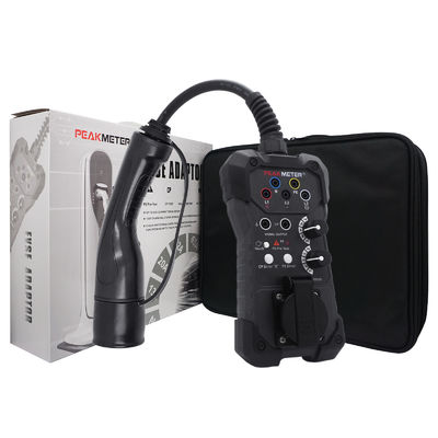 Até 63A Teste de simulação de corrente Evse com seleção de mofo diferente PE CP Teste de fuga de descarga