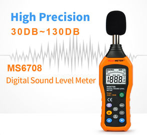As características de A e de C polarizaram a escala capacitiva 30-130dB da medida do medidor de nível sadio de Digitas do microfone