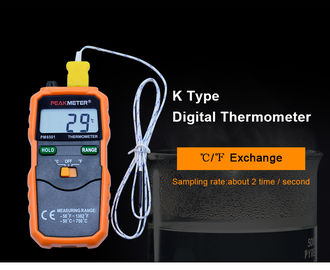 Medidor da umidade do Temp da elevada precisão, auto higrômetro do termômetro de Digitas do sem energia