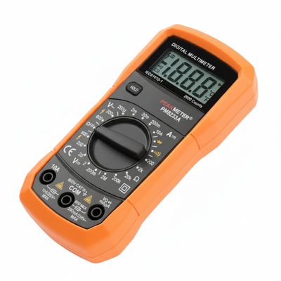 Multiméter digital portátil compacto com tensão AC/DC de 600 V e medição de corrente de 10 A CC de grau profissional