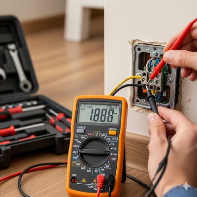 Multiméter digital de alta precisão para medição de resistência 200Ω-2MΩ e faixa de tensão AC 200V/600V